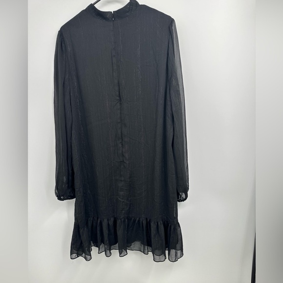 BCBG Paris Women's Split Sleeve  Metallic Mini Dress Size XXL (20) - Picture 5 of 5